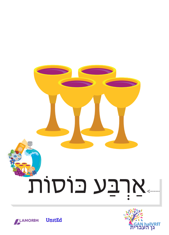 Flash cartes/גן העברית/פסח